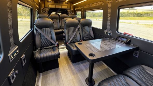 12 passenger sprinter van interior cambridge