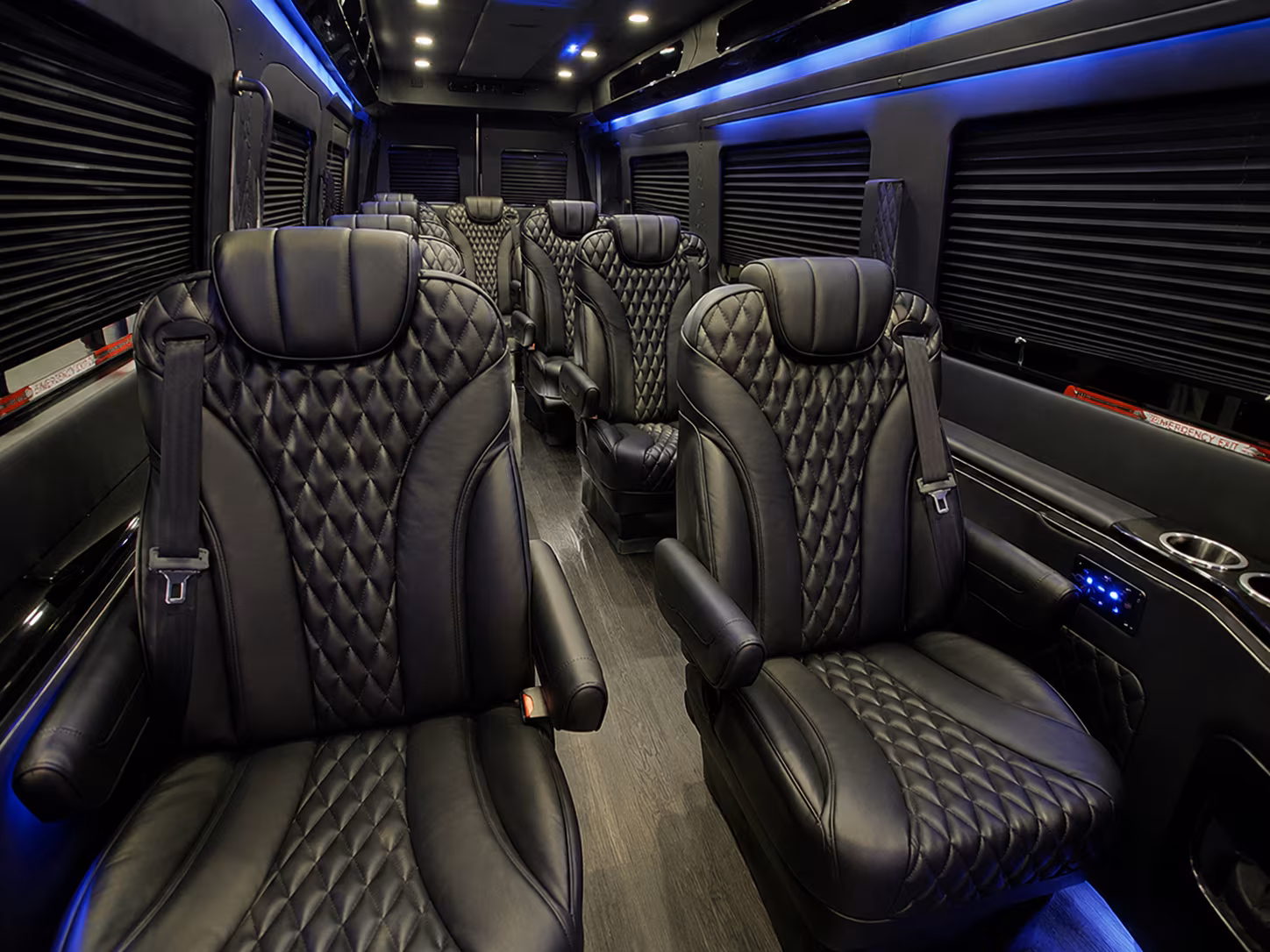 cambridge 12 passenger sprinter van interior