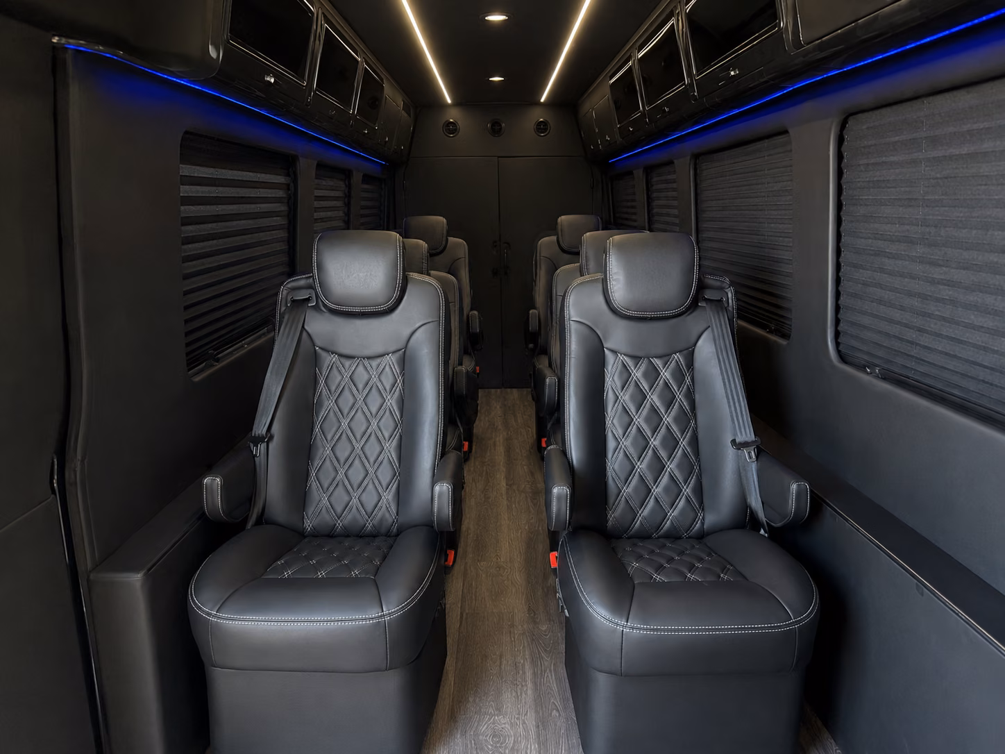 cambridge 15 passenger sprinter van interior