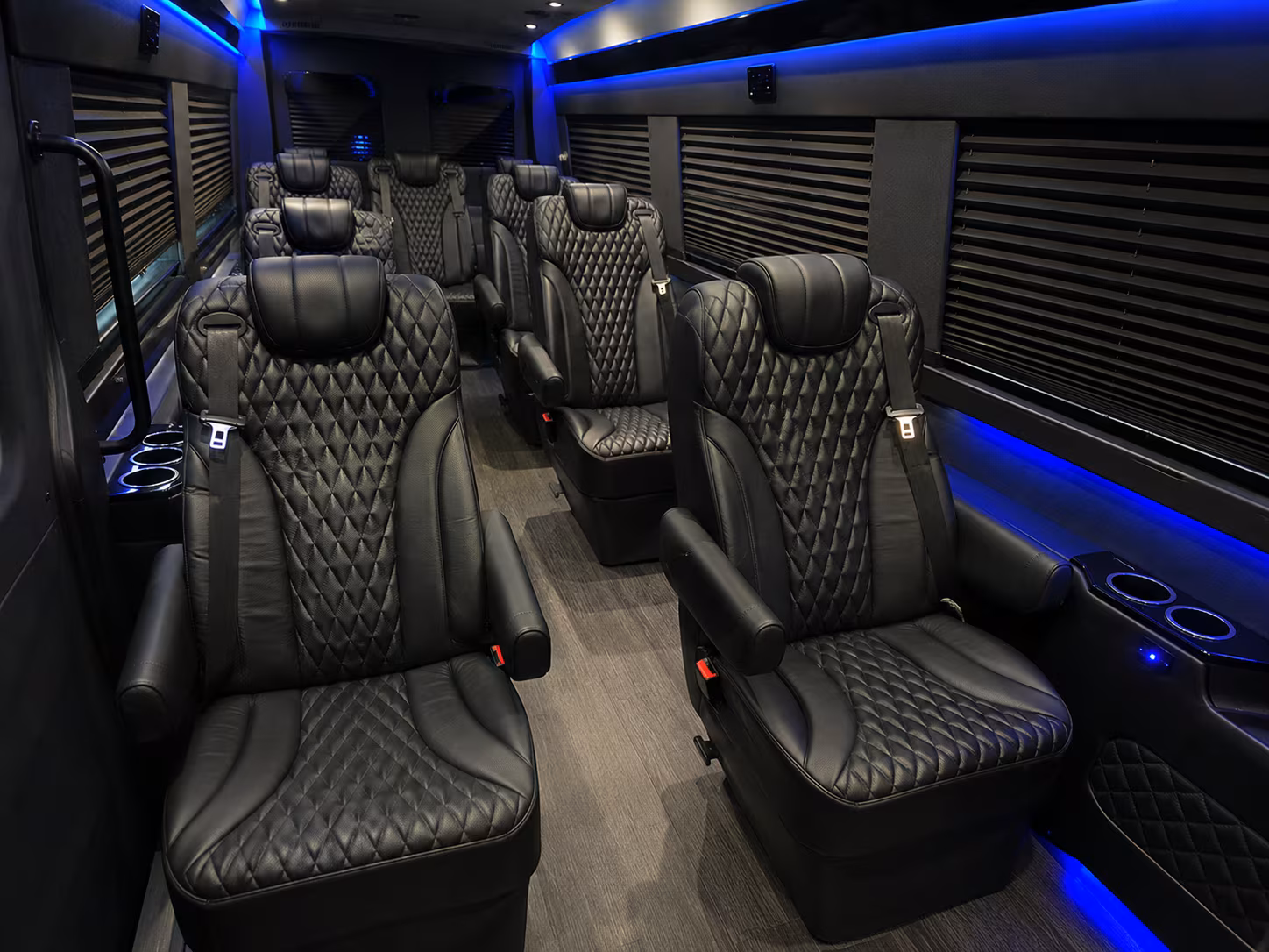 cambridge 18 passenger sprinter van interior