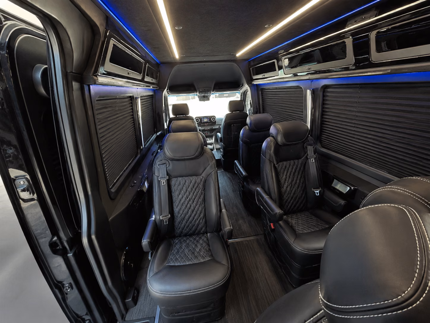 cambridge 20 passenger sprinter van inside