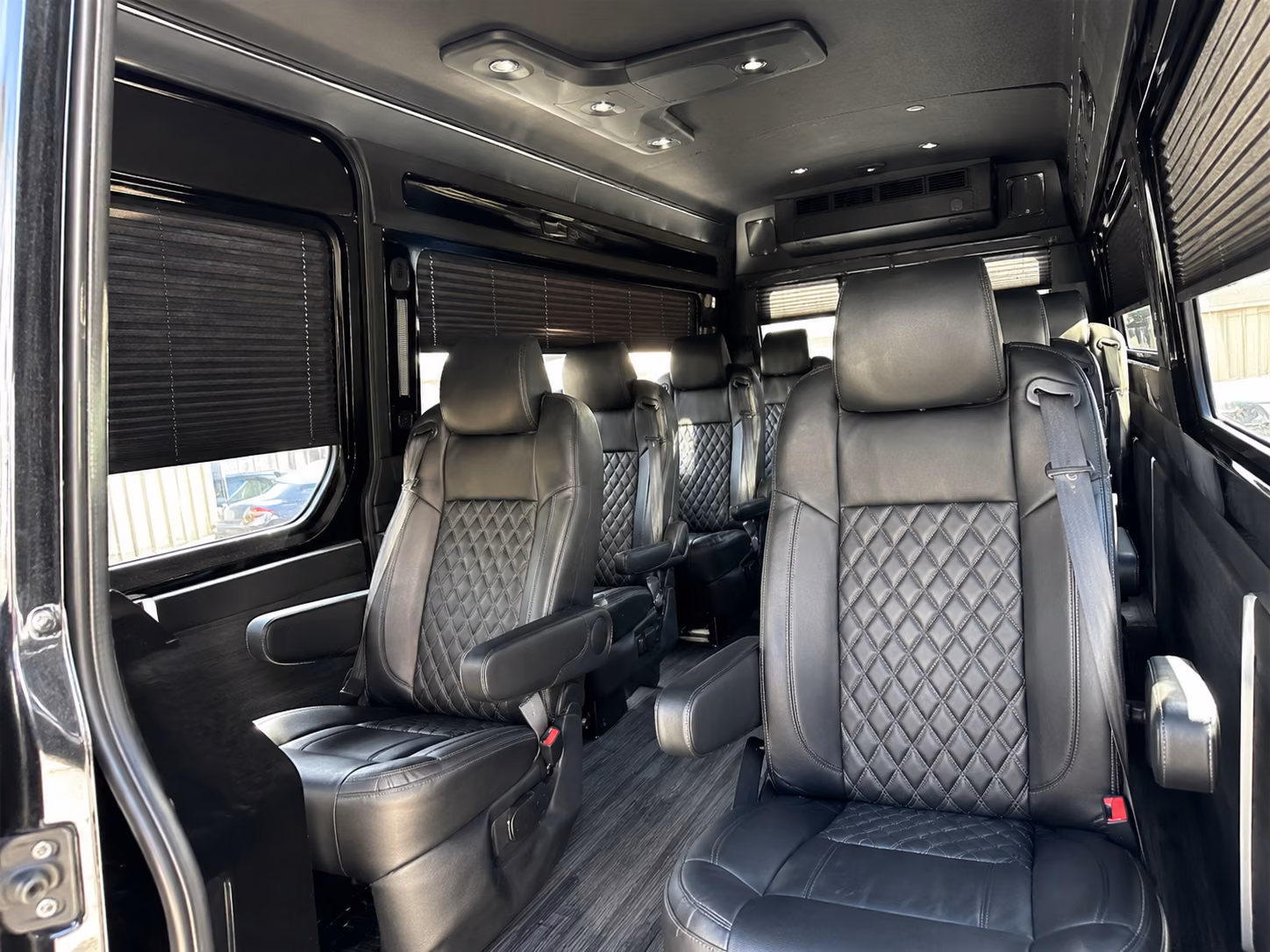 cambridge 8 passenger sprinter van inside