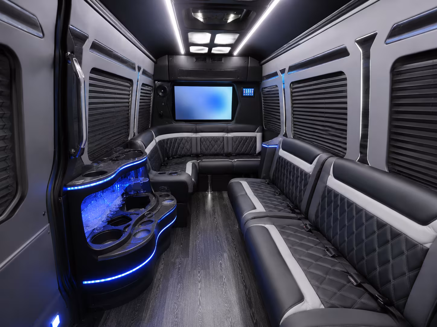 cambridge sprinter limousine inside