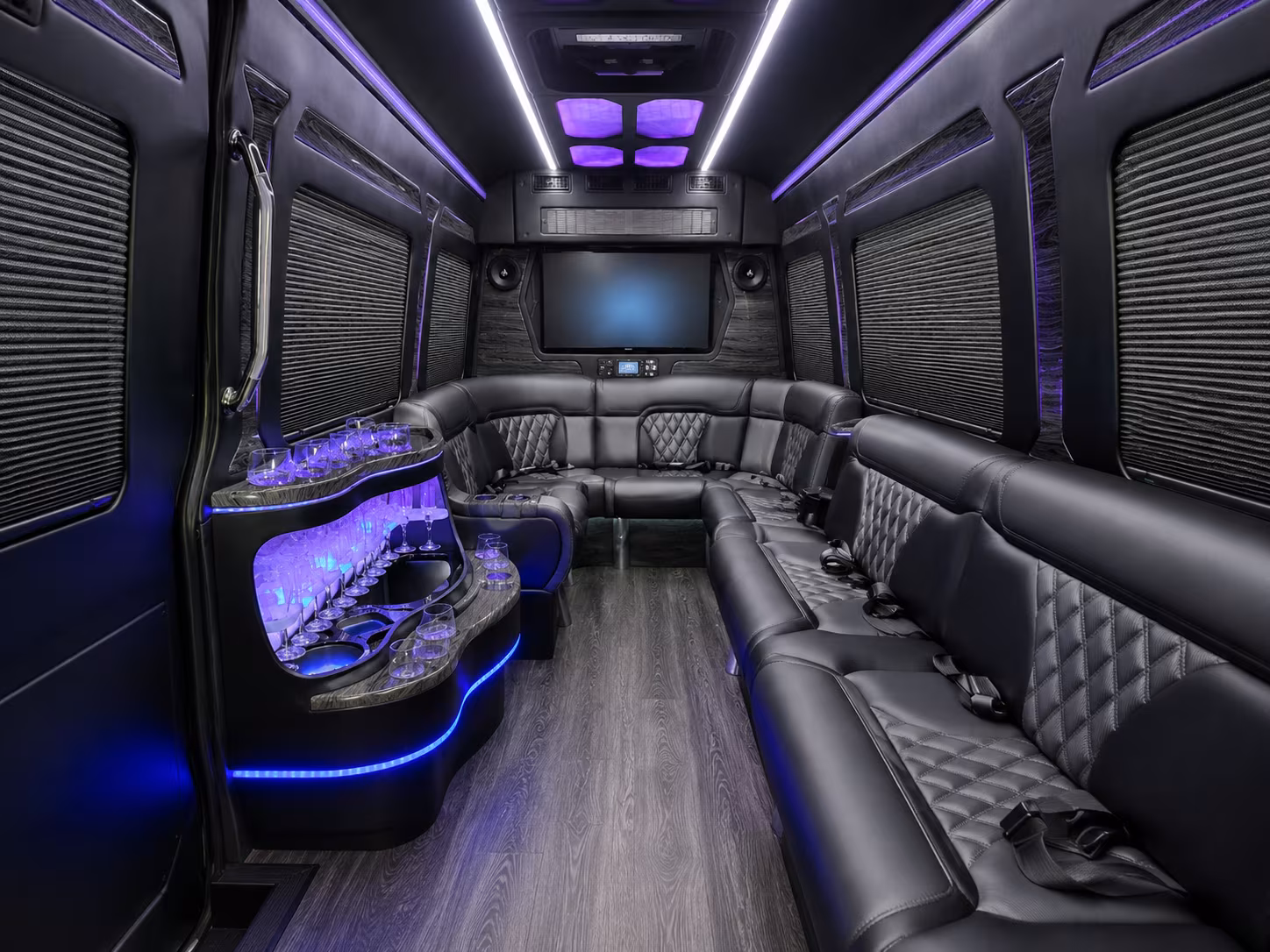 cambridge sprinter limousine interior